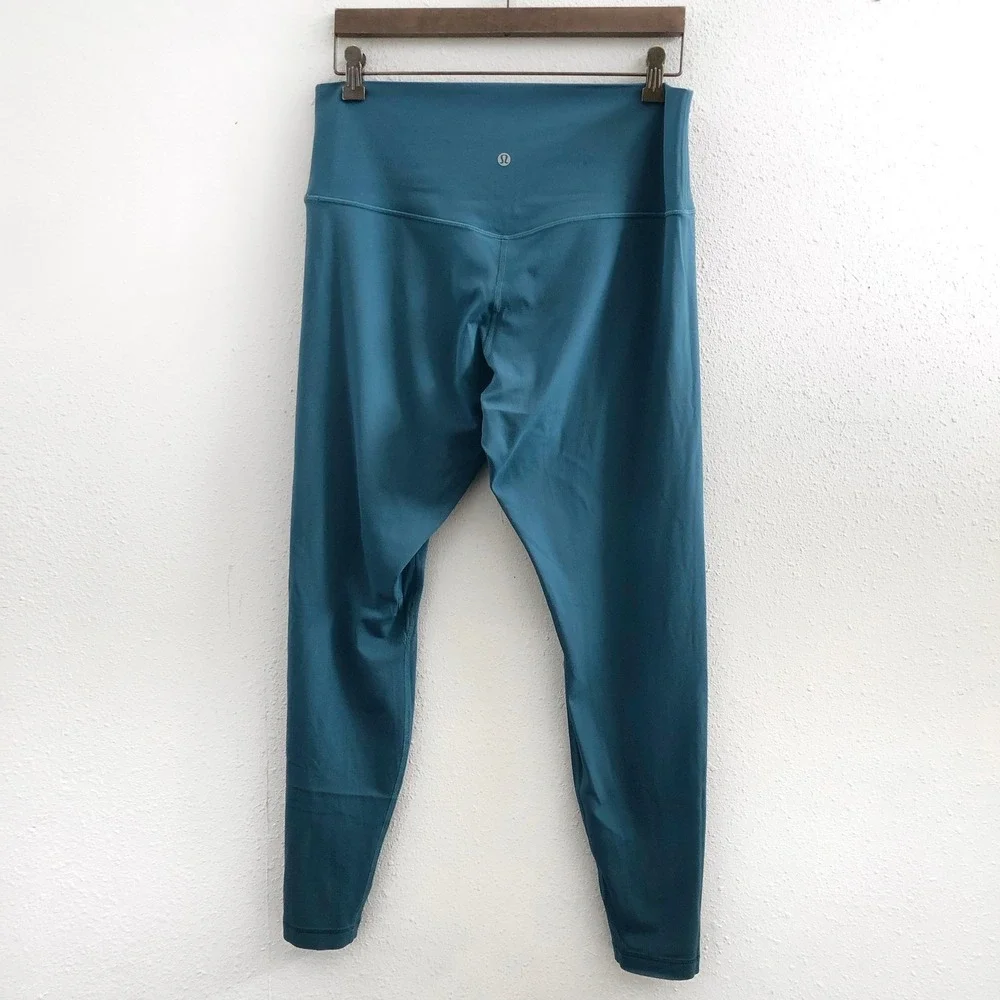 LULULEMON Align High-Rise Pant 28" Capture Blue Size 14 - Picture 4 of 10